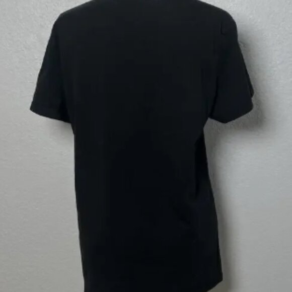 Balmain Paris Women’s T-Shirt Luxury Designer Logo Tee Black Size Small - Picture 2 of 5
